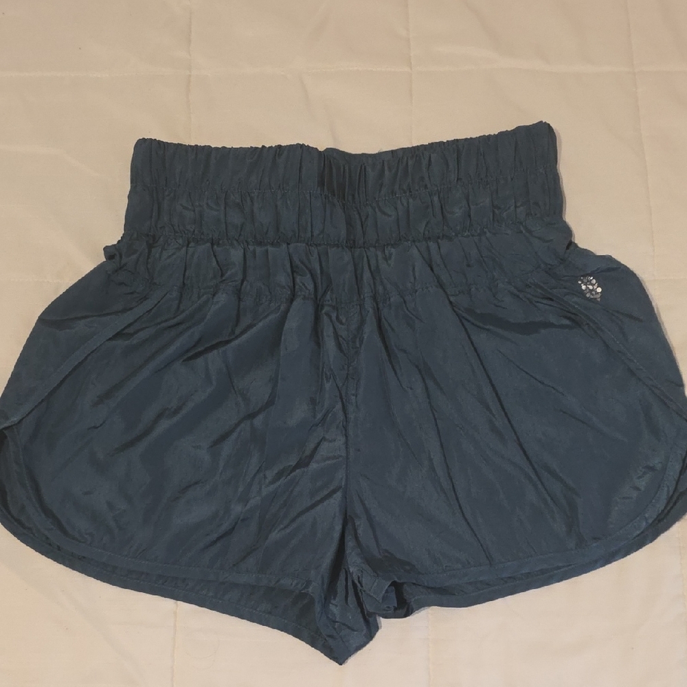 FP Movement by Free People High-Waist Navy Athletic Shorts